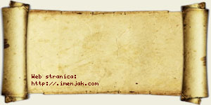 Dimitrije Mandić vizit kartica